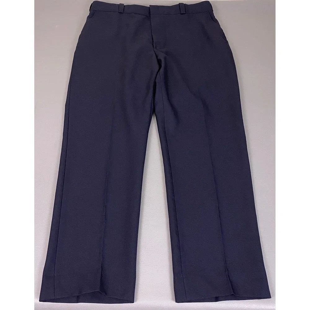 Vintage Flying Cross by Fechheimer Uniform Pants Men's 42-REG 42x32 Navy Blue